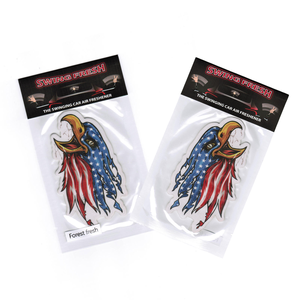 Ambientador de Coche Portátil con Logotipo Personalizado, Aroma Duradero, Edición del 250 Aniversario de EE. UU., Ambientador de Papel para Espejo Retrovisor - Product Image 6