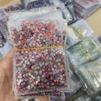 XULINFactory vente en gros 100 sortes de couleurs SS10 SS16 SS20 100 brut/sac Hot Fix verre cristal AB strass pour fer sur transfert