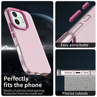 Étui de protection anti-chute et anti-rayures multi-couleurs Macaron, finition mate résistante à l'huile pour Honor 600/600 Pro/600 Lite