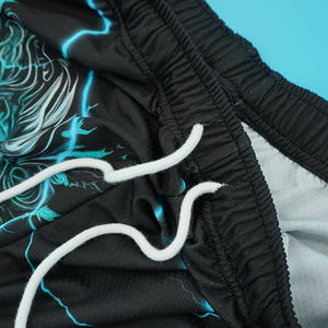 Short en maille personnalisé entrejambe de 5 pouces partout Logo de sublimation, Short en maille unisexe LOGO personnalisé d'été - Product Image 4