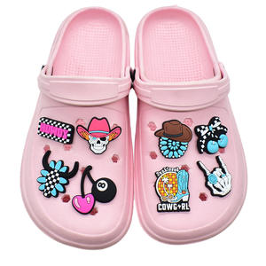 รองเท้าไม้ PVC รูปการ์ตูนประดับอัญมณีสำหรับงานปาร์ตี้คาวบอยคาวบอยตามสั่งใหม่ - Product Image 2