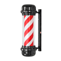 2024 Faible quantité minimale de commande Usine Directe Barber Shop Pole Led Lumière À L'intérieur Extérieur