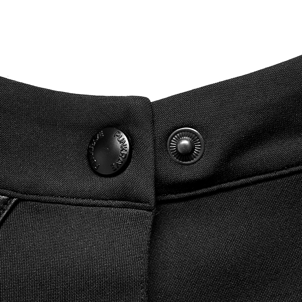 Punk Rave OPS-257LHF fashion accessories dark gothic bat wing shape with matt black detachable bird-head pin adjustable collar