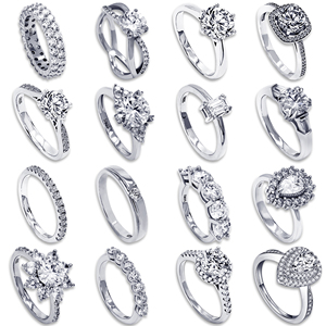 Xingyue – bagues de fiançailles en argent 925, bagues de fiançailles en moissanite, vente en gros - Product Image 2