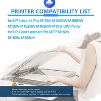untuk Toner HP 216A Color LaserJet Pro M155a 155nw MFP M182n M183 kompatibel dengan kartrid toner hp 216a untuk paket kombo toner hp 216a