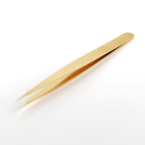 Strumenti di riparazione orologi precisione in ottone pinzette lucidate a mano Non magnetiche con punte molto sottili per orologiaio - Product Image 5