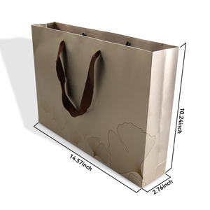 Chất Lượng Cao Biểu Tượng Tùy Chỉnh Sang Trọng In Vàng Nghệ Thuật Túi Giấy Cho Đồ Trang Sức Quà Tặng Bao Bì Hộp - Product Image 2