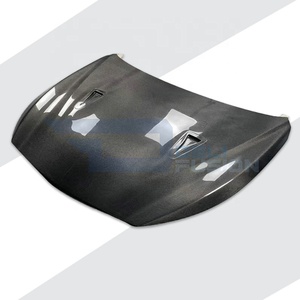 ฝากระโปรงคาร์บอน Q50 สำหรับ Infiniti Q50 V37 Q50S VQ37 ปี 2013-2024 รุ่น R แบบคาร์บอนไฟเบอร์พร้อมช่องระบายอากาศ - Product Image 4