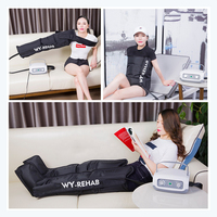 Appareil de pressothérapie à 4 chambres homologué CE-MDR, masseur de compression corporelle complet pour la relaxation musculaire et une récupération rapide