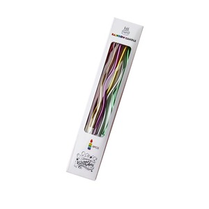 เทียนวันเกิด6ชิ้น/กล่องแบบมีสีสันและสีทองพรีเมี่ยมสำหรับ<span class=keywords><strong>เค้ก</strong></span>คริสต์มาสกล่อง<span class=keywords><strong>เค้ก</strong></span>กระดาษ - Product Image 6