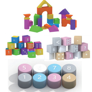 Centro de <span class=keywords><strong>Educación</strong></span> Temprana, Combinación de Escalada y Tobogán Suave, Escalera de Entrenamiento Sensorial para Bebés, Tobogán de Juguete Suave para Interiores - Product Image 2