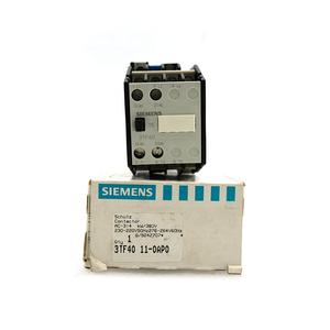 Contactor de Potencia Siemens Original Profesional 3TF4011-0AP0, 3 Polos, 22A, Bobina de 24VDC, Contactor de Control de Motor Industrial de Repuesto - Product Image 1