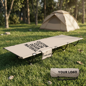 Cama Plegable Portátil para Acampar, para Picnic, Senderismo y Excursionismo, con Bolsa de Almacenamiento para Acampar al Aire Libre - Product Image 1