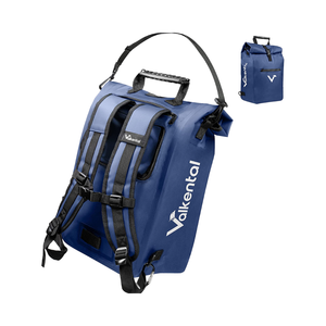 Sacoche de vélo 3 en 1 imperméable 25L pour enfants avec sangle réglable et design tendance en PVC - Product Image 4