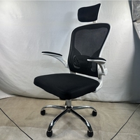 Chaises de bureau ergonomiques, entièrement en tissu maillé, inclinables, avec appui-tête réglable, pivotantes, modernes, bon marché