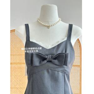 OUDINA alla moda Casual <span class=keywords><strong>ora</strong></span> a-line con cuciture in pizzo abito donna donna elegante Mini abiti per donna - Product Image 4