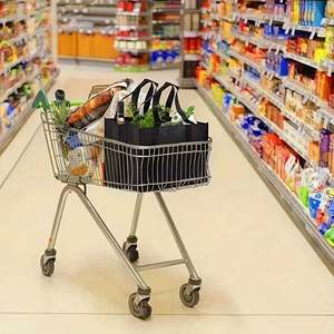 Factory Wholesale Reusable Non-Woven <b>Tote</b> <b>Bags</b> Eco-Friendly Foldable Design Custom Logo Laminated for Groceries Clothes Shopping - Product Image 6