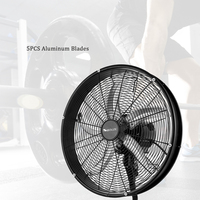 Ventilateur sur pied électrique puissant en métal de 20 pouces, grande taille, 140W, oscillation à 90 degrés, 3 vitesses, faible bruit, usage domestique