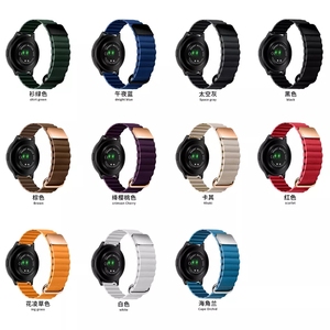 Correa magnética de cuero para reloj Samsung <span class=keywords><strong>Galaxy</strong></span>, pulsera de lujo de 20mm y 22mm para reloj Samsung <span class=keywords><strong>Galaxy</strong></span> <span class=keywords><strong>S4</strong></span> S3, Fitbit Huawei <span class=keywords><strong>Watch</strong></span> Garmin - Product Image 5