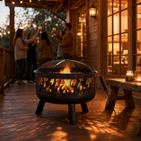 Barbecues, Brasero sans fumée, Poêle à charbon d'extérieur, Cheminée à bois pour jardin