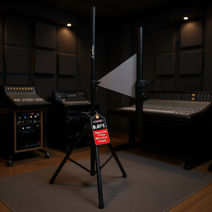 Upyo Heavy Duty DJ <b>Studio</b> <b>Monitor</b> <b>Stand</b> 6.6Ft Height Adjustable Metal Floor Standing Portable Audio Sound Equipment - Product Image 2