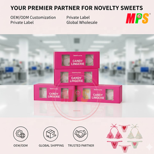 OEM yetişkin Bikini şeklinde Tablet şeker oynak şekerleme özel sevgililer 'tatlılar seksi Bikini iç çamaşırı şeker iç çamaşırı tatlılar - Product Image 4