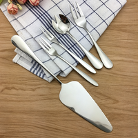 Fourchette/cuillère à dessert 2-en-1 en acier inoxydable avec options 2 dents/3 dents, réutilisable, écologique, compatible lave-vaisselle