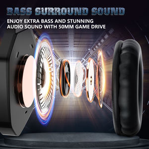 หูฟังเกมมิ่ง <span class=keywords><strong>Onikuma</strong></span> ราคาส่งถูก รับทำโลโก้ รุ่น <span class=keywords><strong>K10</strong></span> สีดำ แบบ USB ตัดเสียงรบกวน - Product Image 4