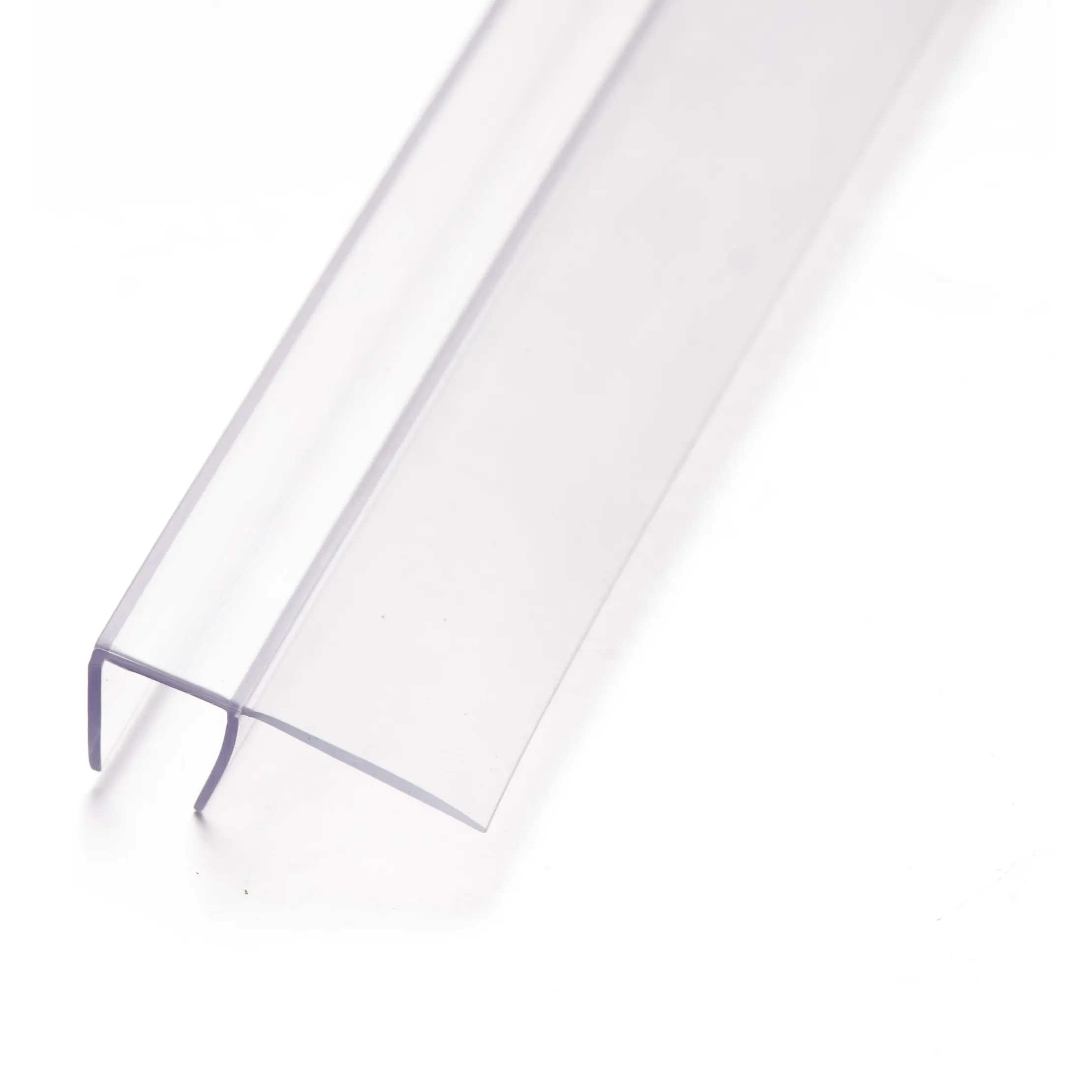 Waterproof F Shaped Soft Edge Shower Door Framed Seal Strip F Type Clear Bathroom Door Transparent Sealing Strip