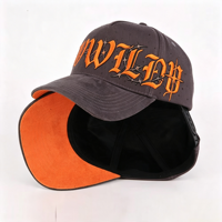 Gorra de béisbol con logotipo bordado personalizado forrado de satén para exteriores, gorra de béisbol de 5 paneles para papá, gorra de algodón Snapback