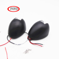 FOYO — lampe de navigation en plastique, paire noire, feu de faisceau lumineux, accessoire pour bateau, Yacht