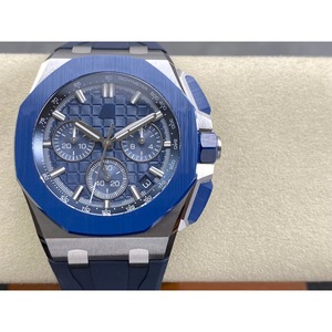 Montre mécanique étanche de qualité supérieure, fabriquée en usine, 43 mm, cadran bleu de plongée, épaisseur 14,4 mm, titane - Product Image 3