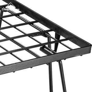Ingrosso Ingrosso Portatile All'aperto da Viaggio Campeggio Escursioni Doppio Barbecue Pieghevole Tavolo da Picnic <span class=keywords><strong>Set</strong></span> - Product Image 4