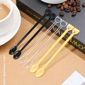 Ensemble de couverts jetables comprenant une fourchette, une cuillère, un couteau, une longue cuillère mignonne avec un long manche - Product Image 6