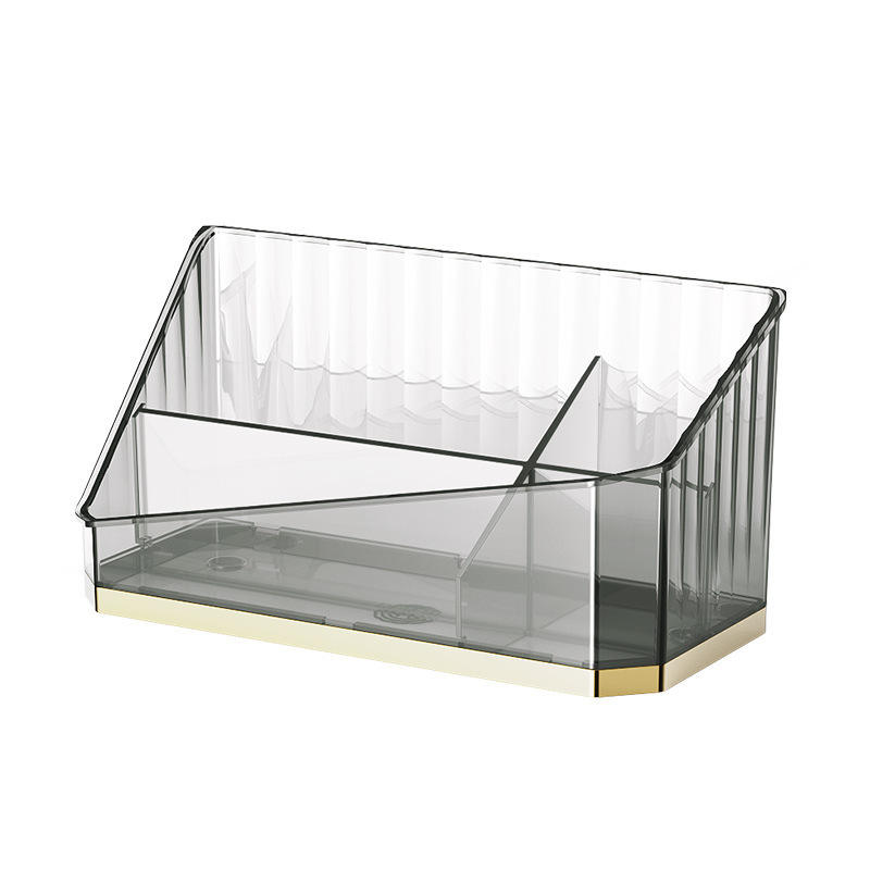 Rangement armoire miroir - porte-brosse [blanc transparent]