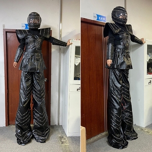 Pabrik OEM ODM Menyediakan Kostum Robot LED RGB Bercahaya untuk Wanita, Pertunjukan Panggung Pesta, Rak <span class=keywords><strong>Display</strong></span> Iklan Bisnis - Product Image 6
