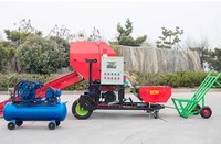 Machine ronde automatique d'emballage d'ensilage de maïs Presse à foin et emballeuse de paille d'herbe