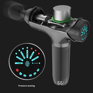 ปืนนวดร่างกาย Fascia ปืนนวดมืออาชีพจอ LCD มอเตอร์สั่นของกล้ามเนื้ออุปกรณ์นวดฟิตเนส - Product Image 2