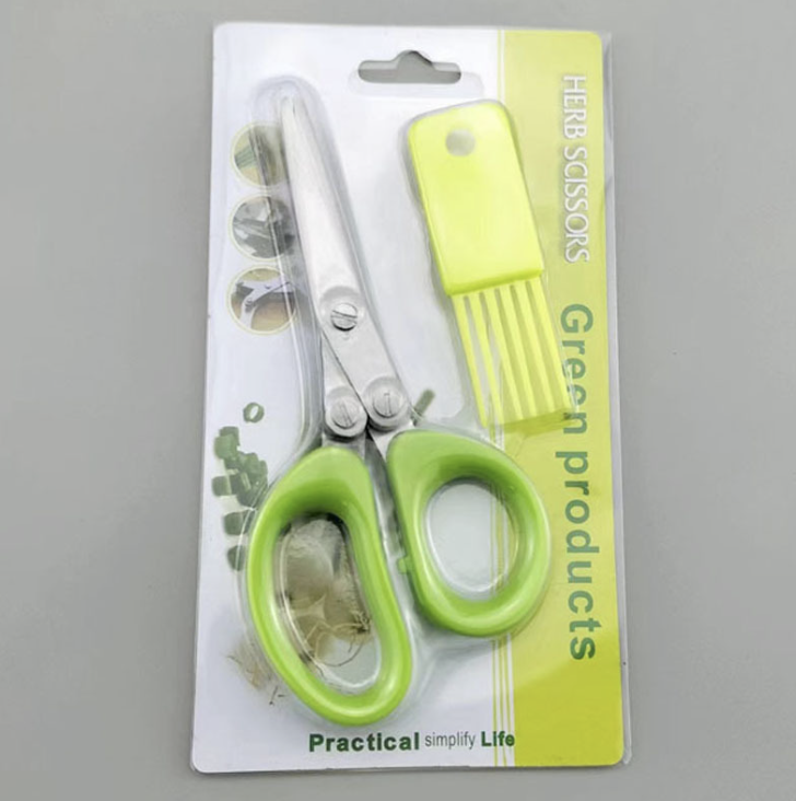 Embalaje de tarjeta enchufable de cinco capas verde con cepillos