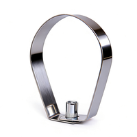 Colliers de serrage pivotants pour tuyaux avec connexion à écrou, colliers de serrage en forme de poire pour boucles d'irrigation