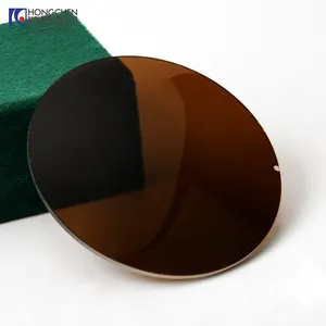 Trung Quốc quang giá rẻ ống kính nhà sản xuất màu Xám/Nâu/G15 phân cực kính mát ống kính mặt trời ống kính