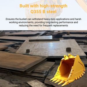 מיני חופר קבצים מצורפים חופר דלי 1.15m ³ חפירה רוק עבור kubota jcb ג 'ון דיר bobcat תחליף - Product Image 3