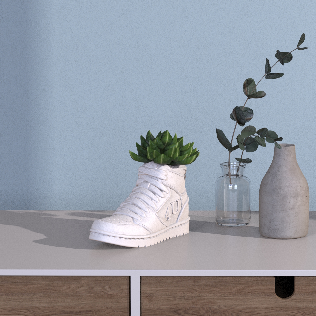 custom flower pots resin