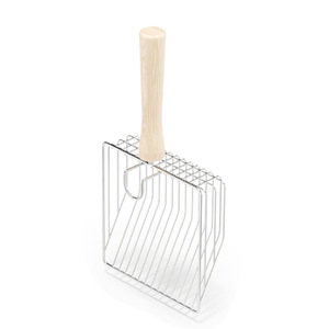 Pala para Arena de Gato, Pala Grande de Metal para Excrementos, Arena de Gato de Tofu, Arena de Gato con Orificios Grandes, Especial para Gatos - Product Image 2