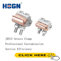 HOGN JBTLY raccord de câble d'alimentation belle conception pince à rainure non parallèle efficace connexion de fil cuivre-aluminium accessoires d'alimentation