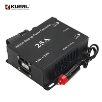 Convertisseur de puissance KUERL pour véhicule, 12V vers 24V, 25A, convertisseur DC-DC, alimentation automobile pour mise à niveau et modernisation