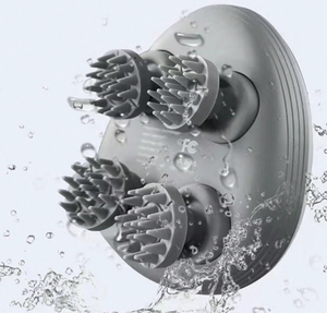 4つのマッサージヘッドを備えたポータブル電気スカルプ振動ヘッドマッサージャー防水ミニヘッドタコヘアマッサージャーデバイス - Product Image 3