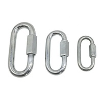 Anneau de connexion rapide en acier inoxydable 316 de qualité marine, mousqueton à ressort de 8 mm, accessoires de quincaillerie pour yacht et bateau