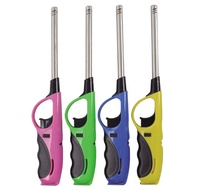 Briquet à gaz de cuisine en plastique DONGYI, vente en gros d'usine, mini, durable, écologique, multicolore