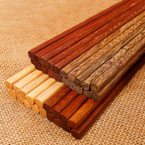 Baguettes en bois pour ailes de poulet, 25 cm, en bois massif, usage domestique, 10 paires par boîte, non peintes, non cirées, antidérapantes, peuvent être utilisées - Product Image 3